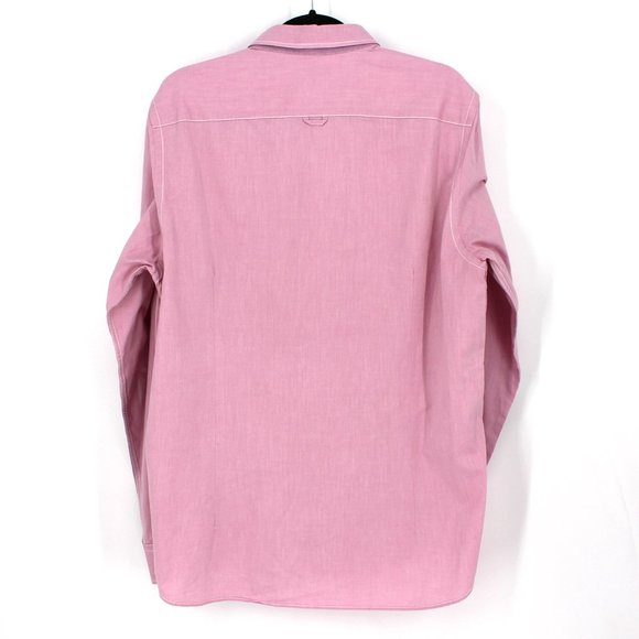 Ted Baker Contrast Pink/Purple Button Up Cotton Oxford Collared Dress Shirt 5 XL - Picture 5 of 6